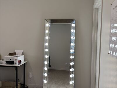 72 Inch Beveled Full Length Floor Mirror
