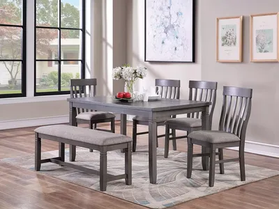 NEW TABLE with 4 CHAIRS and BENCH - NEW IN BOX
