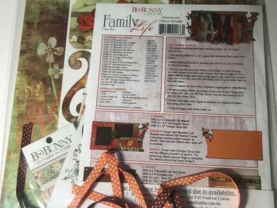 Bo Bunny Family Life My Word Book Album Kit or Bo Bunny Chipboard Albums lot of 5