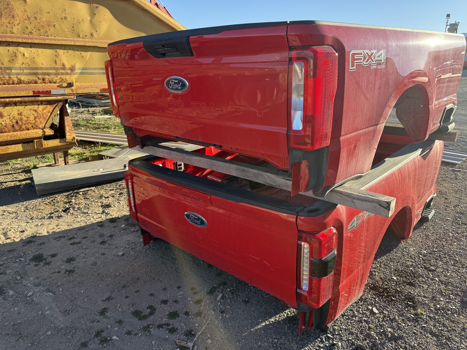 2025 F350 XLT RED Truck Beds