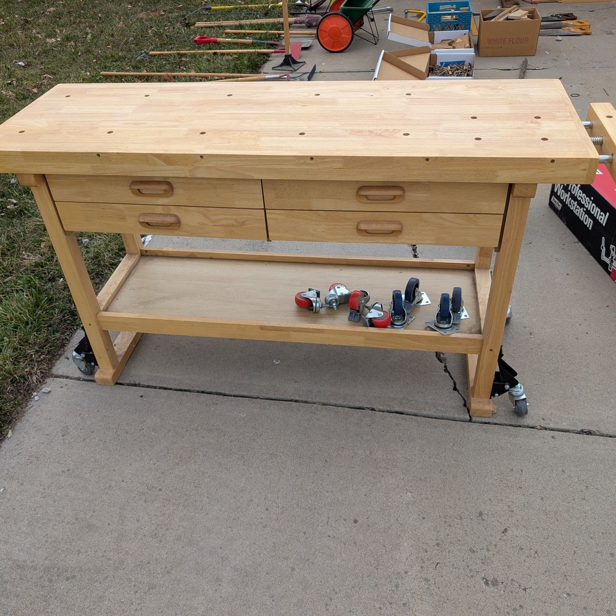 Custom Woodworking Bench