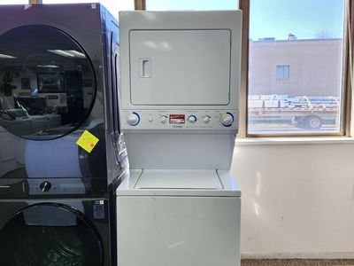 GREAT CROSLEY WASHER AND ELECTRIC DRYER STACKER!