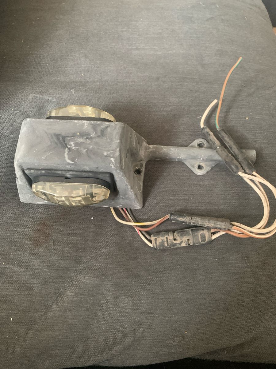 Used Trailer Light Assembly with Housing and Wiring
