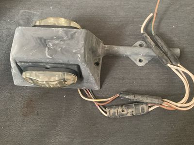 Used Trailer Light Assembly with Housing and Wiring