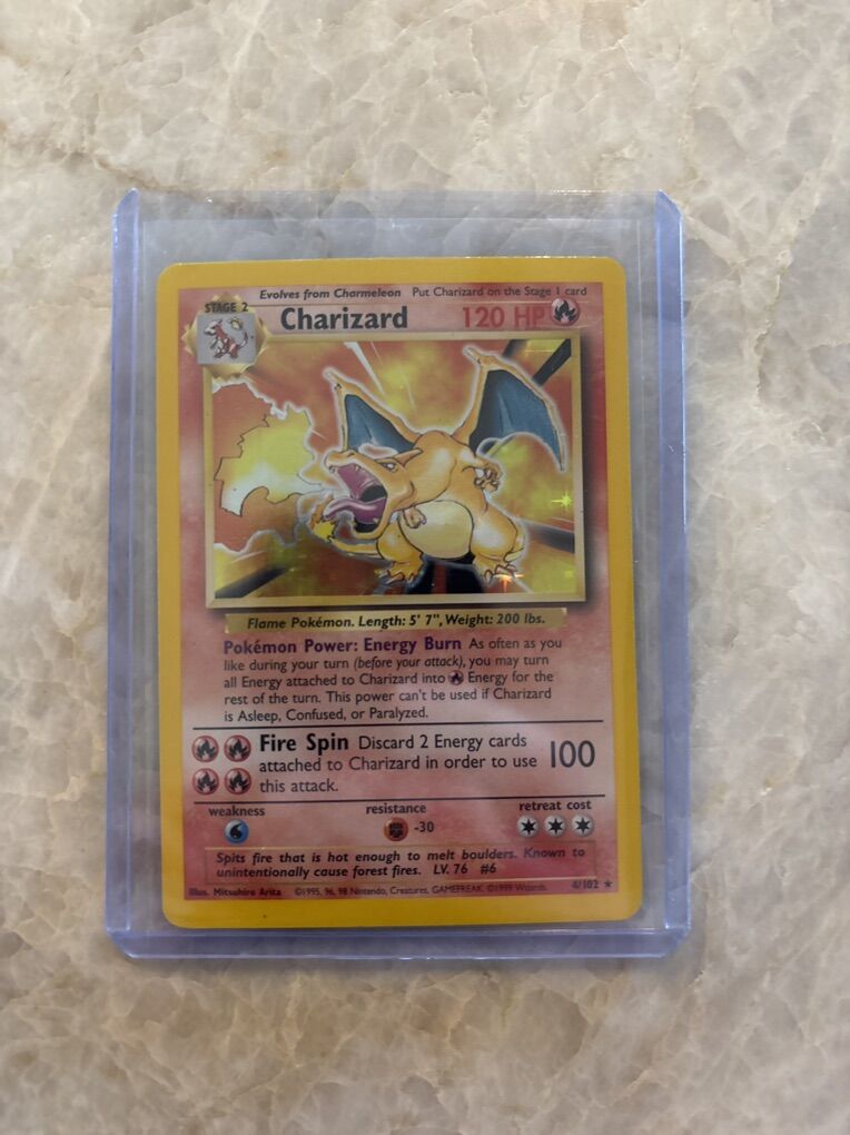 Base set Charizard pokemon