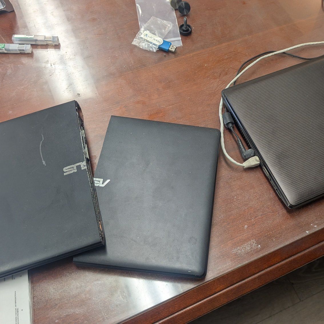 Laptop computer for April Fools