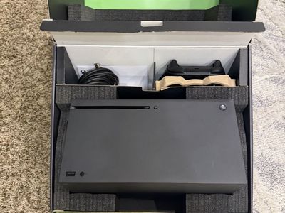 Microsoft Xbox Series X Console 1TB - Black with Controller & Cables in Box