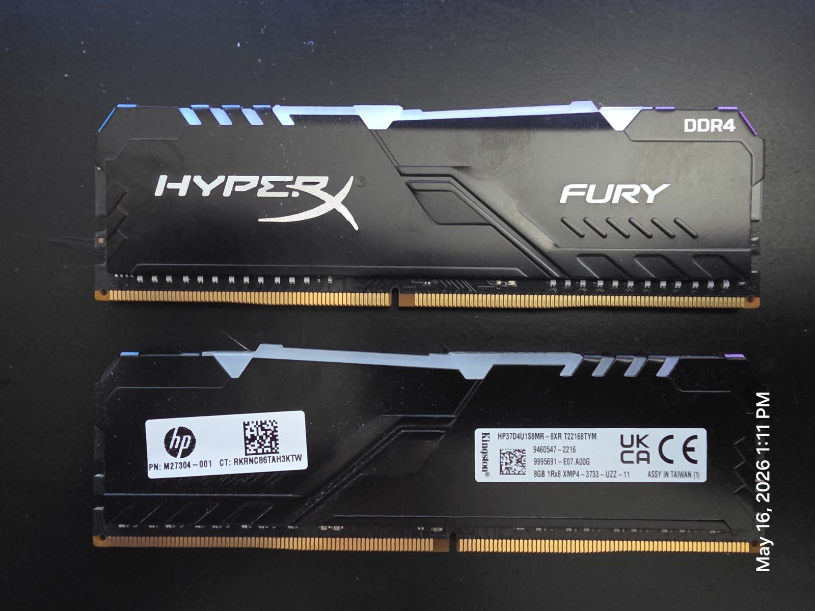 16GB DDR4 3733 RAM (2x8GB)