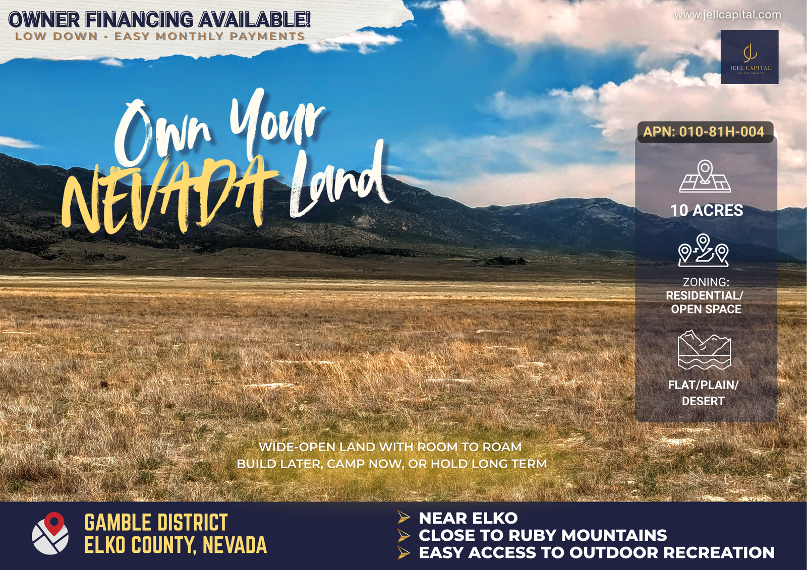 10 Acres Near the Utah Border - Quiet Nevada Land