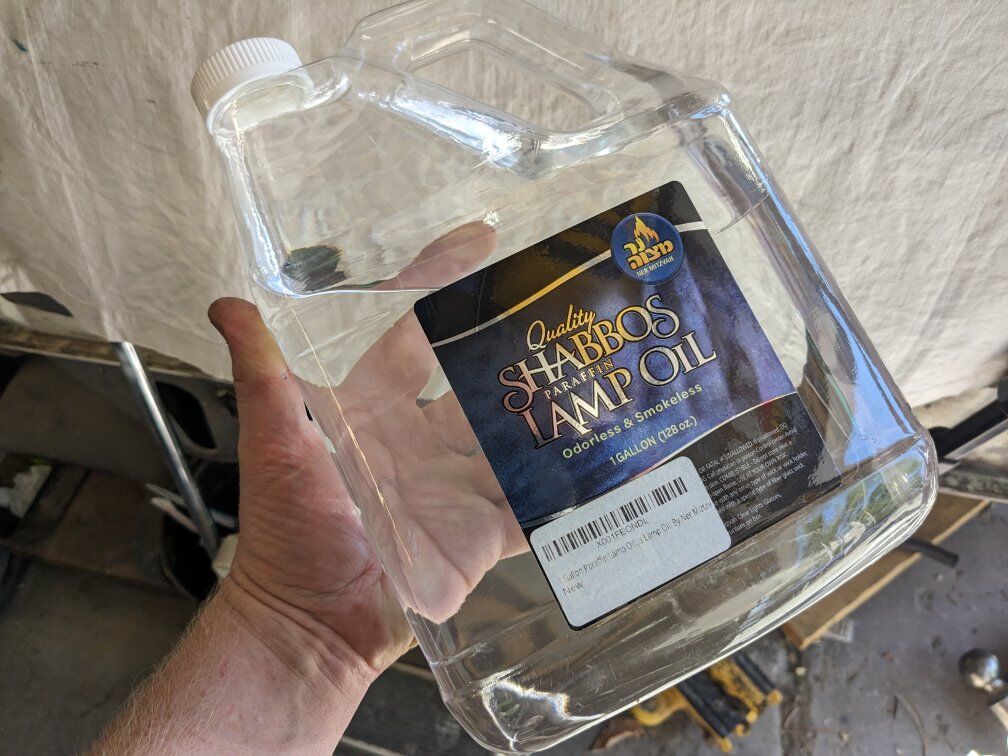 Lamp oil 100% paraffin smokeless odorless GALLON