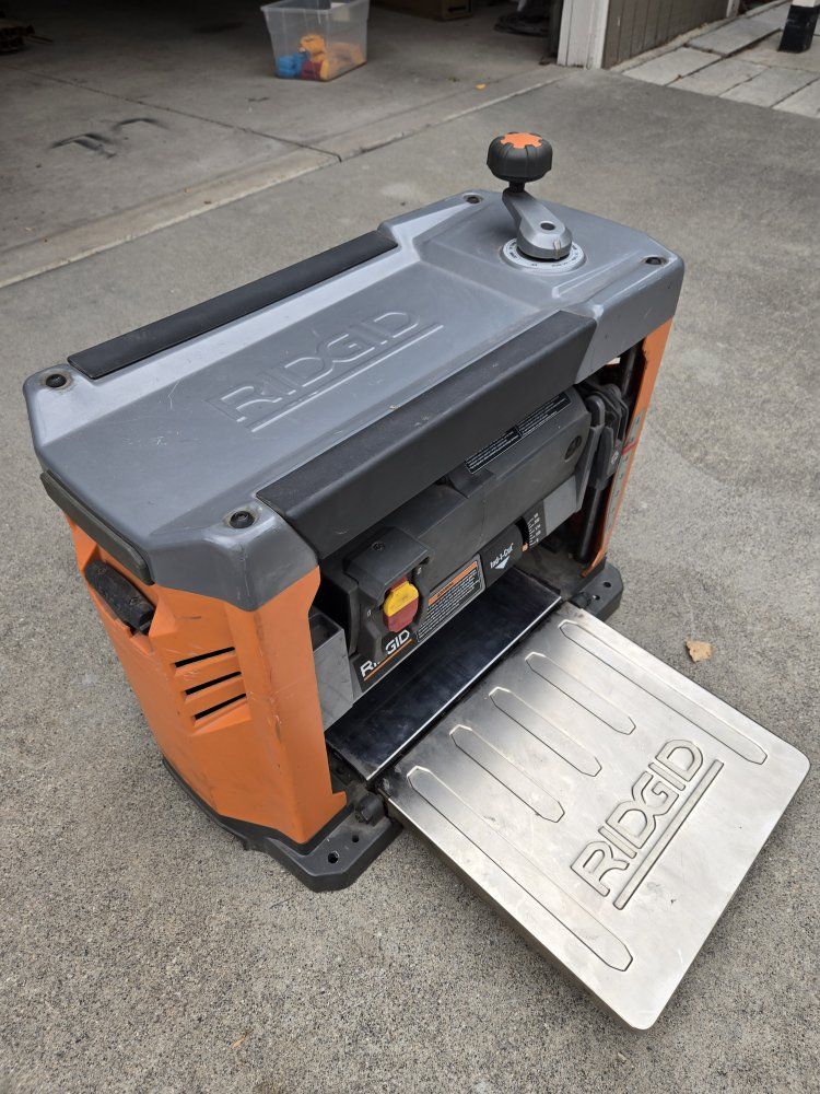 Ridgid Thickness Planer Used Woodworking Power Tool