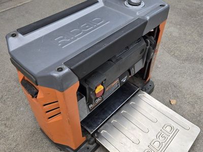Ridgid Thickness Planer Used Woodworking Power Tool