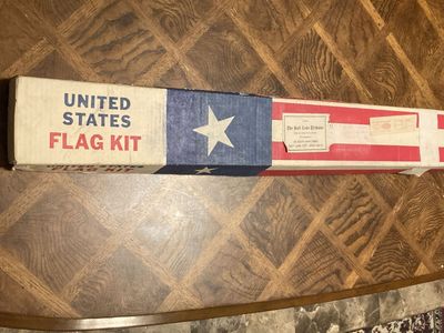 Rare Vintage 1960s Salt Lake Tribune Promotional United States Flag Kit