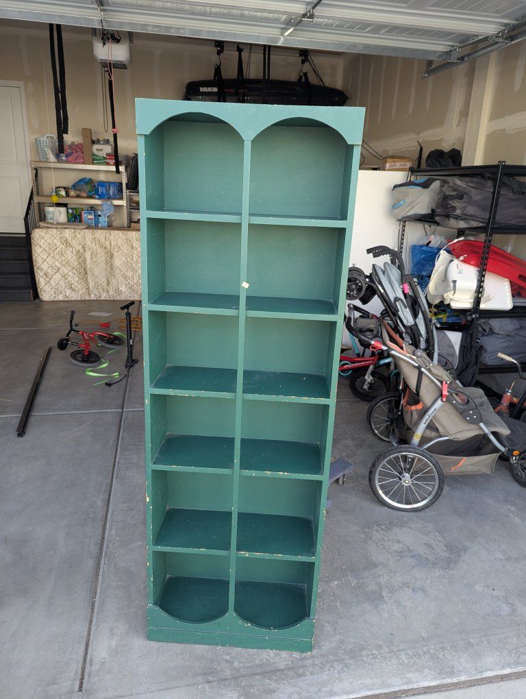 Green Bookshelf