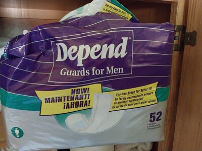 Men's Depends Gaurds