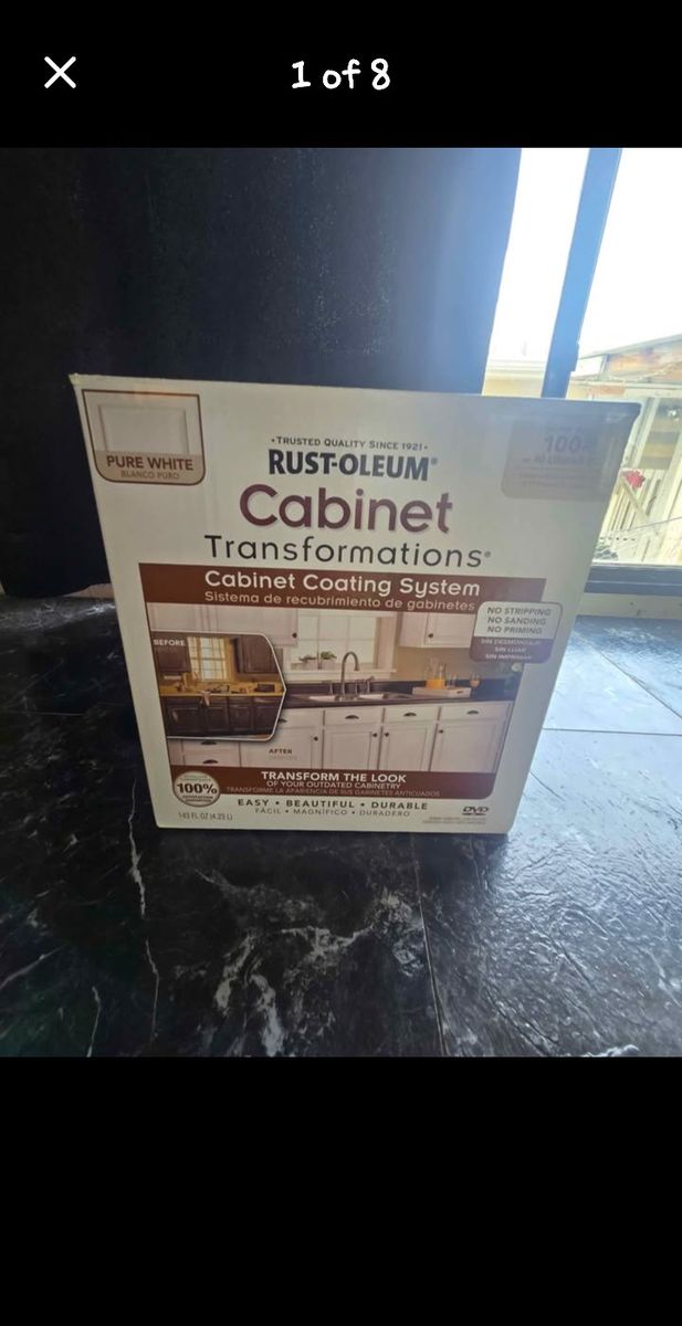 Rust-Oleum Cabinet Transformations Cabinet Coating System - Pure White, 1.43 fl oz