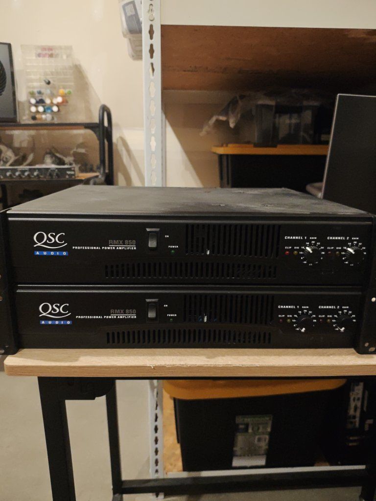 QSC RMX 850 Power Amplifier (2-Ch)