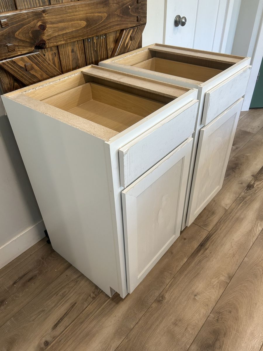 BRAND NEW White Base Cabinets