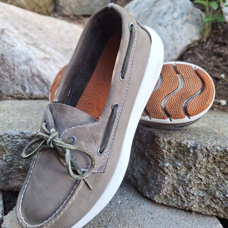 Mens Sperry Top-Sider 2 Eyed Boat Shoes Sz 10.5