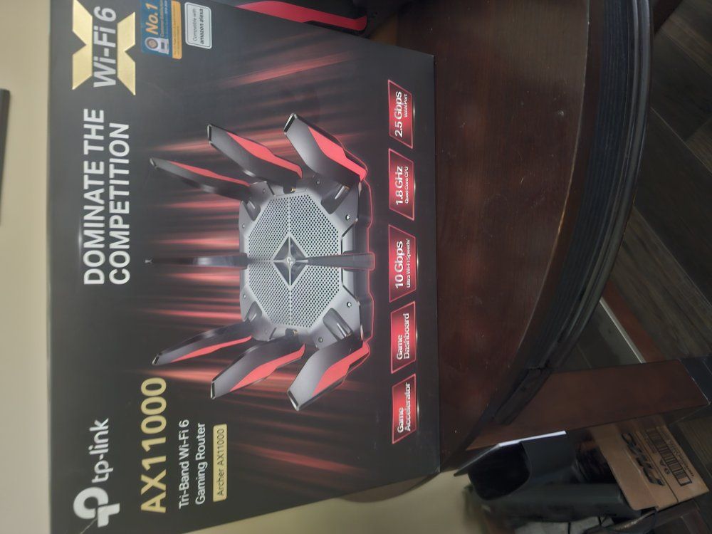 AX11000 Tri band wifi 6 gaming router. $60.