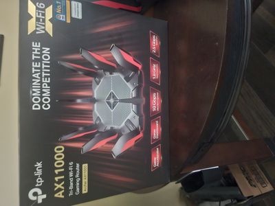 AX11000 Tri band wifi 6 gaming router. $60.