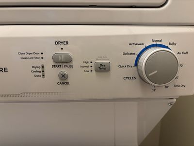 Frigidaire Stackable Washer & Dryer