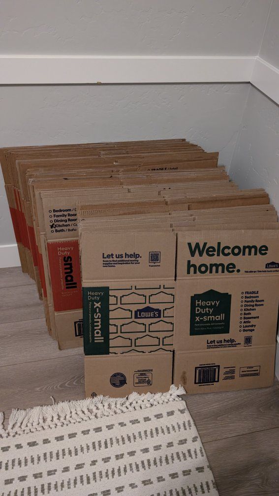 51 moving boxes small an x-small