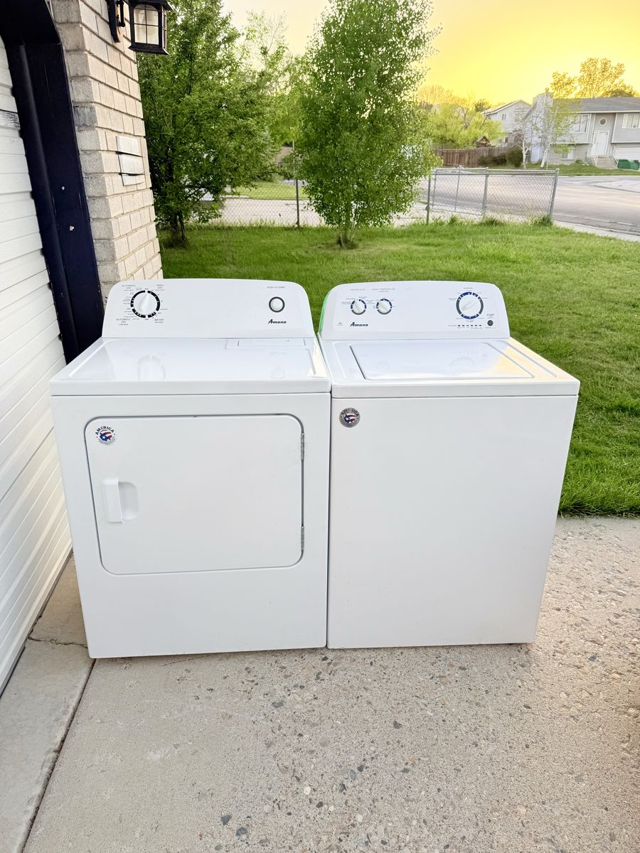 Amana washer and electric dryer 