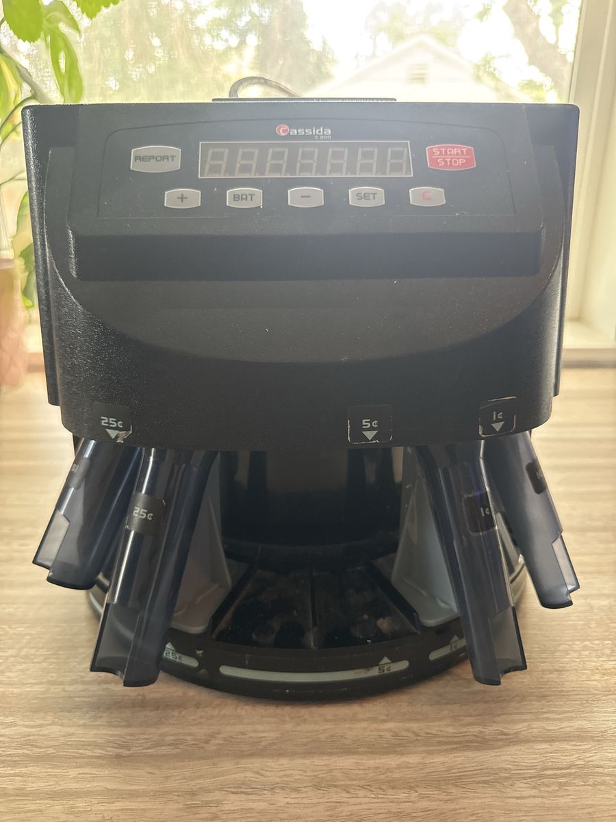 Cassida C200 Coin Counter/Sorter/Wrapper