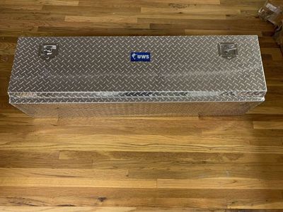 UWS Bright Aluminum 60" Single-Door Topside Truck Tool Box TBTS-60 Toolbox