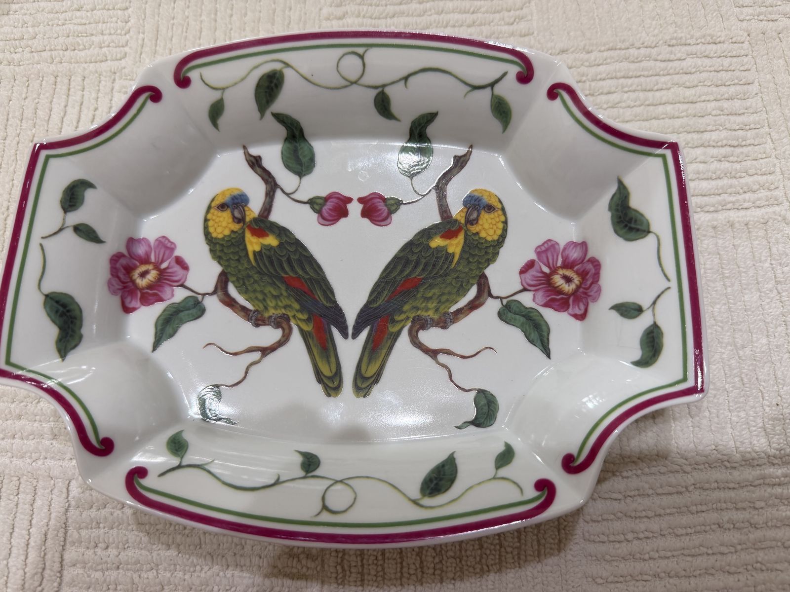 Vintage Lynn Chase Parrots of Paradise Fine China