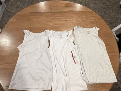 Wonder nation black and white tank tops