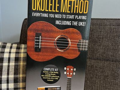 Hal Leonard Ukulele Method Complete Kit w/ Kala KA-15S Soprano Ukulele, Book & DVDs and digital tuner