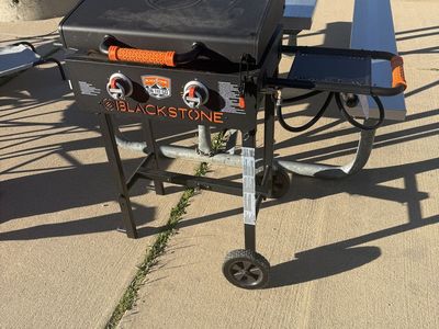 Blackstone On The Go 22" Griddle with Hood, Two Burners, and Side Tables