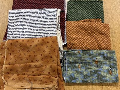 Flannel Fabric Lot for Sewing Crafting DIY