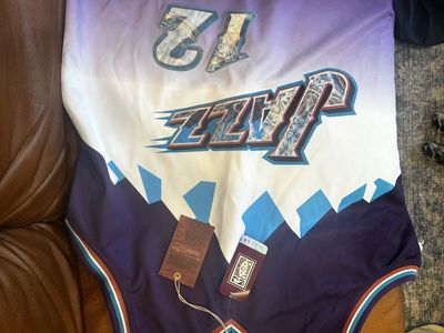 Mitchell & Ness John Stockton Utah Jazz 1996-97 Hardwood Classics NBA Jersey - Size XL