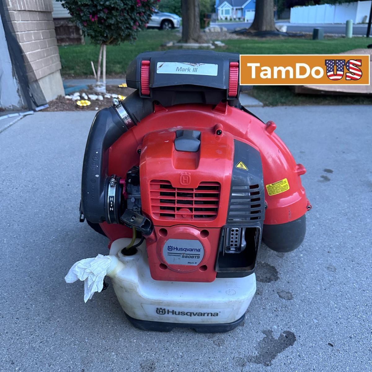 Husqvarna 580BTS Mark III Professional Backpack Leaf Blower Gas Powered Engine