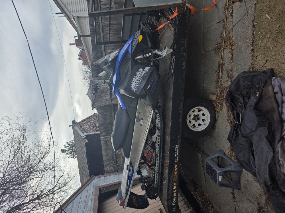 snowmobiles with trailer