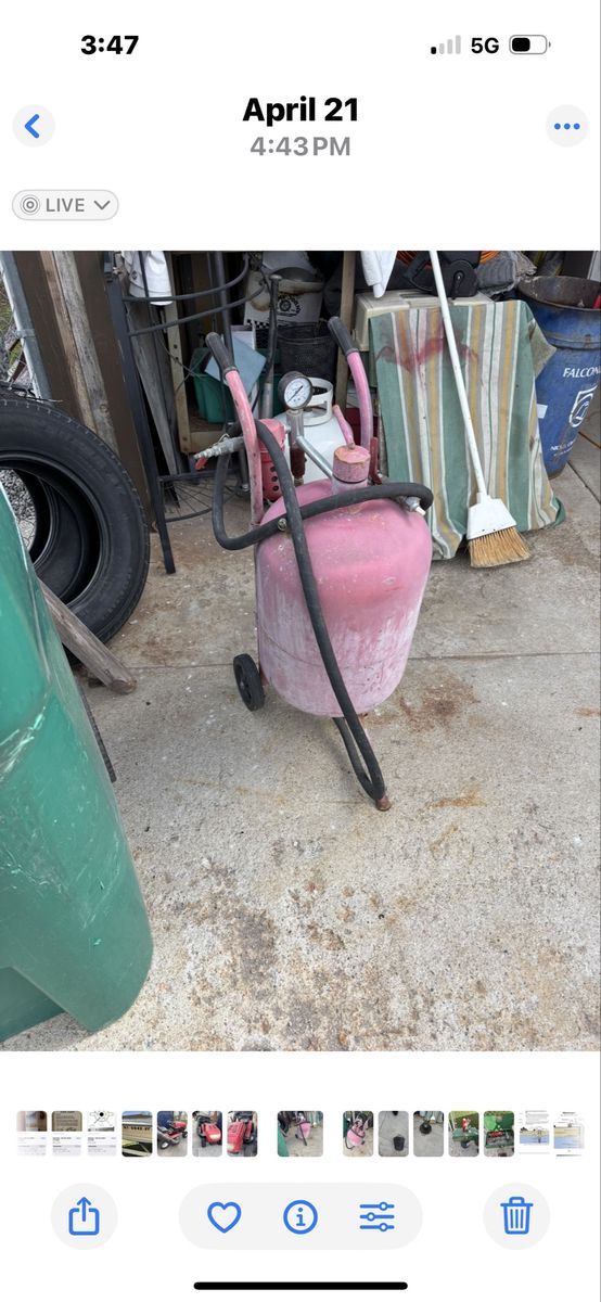 Pressure sand blaster