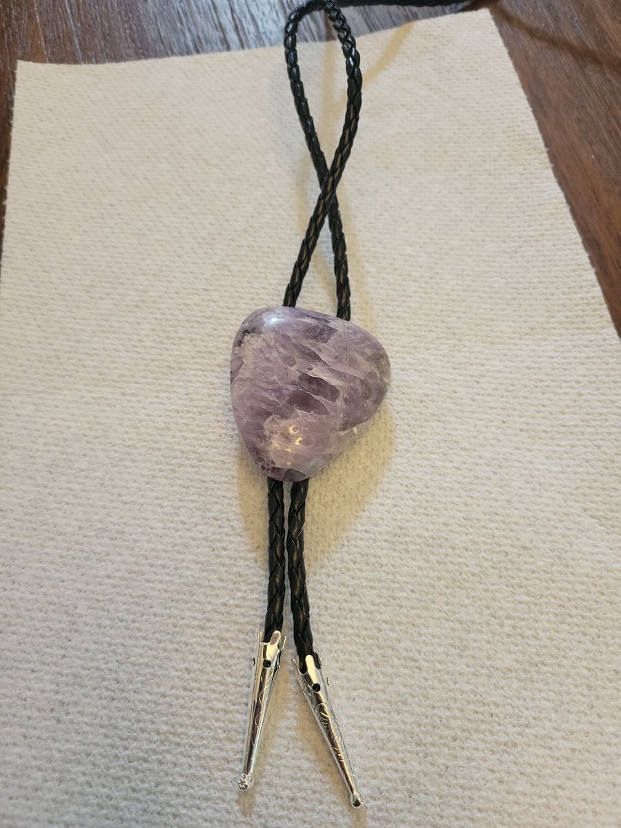 Amethyst Bolo Tie