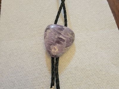 Amethyst Bolo Tie