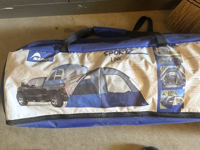 Napier Sportz Link Truck Tent with Attaching Tent - Air Mattress & Coleman Stove
