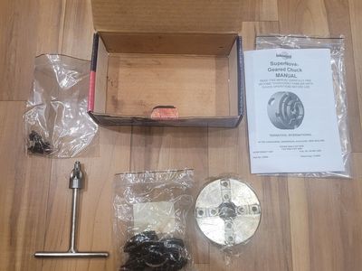 SuperNova Wood Lathe Chuck, New in the Box