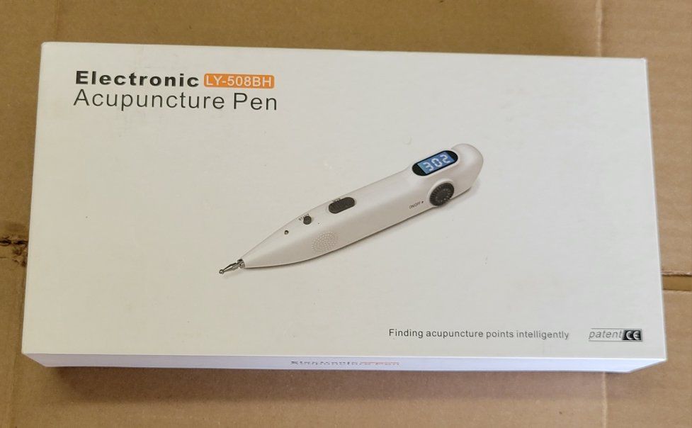 Electronic Acupuncture Pen Model LY-508BH with Digital Display and Accessories