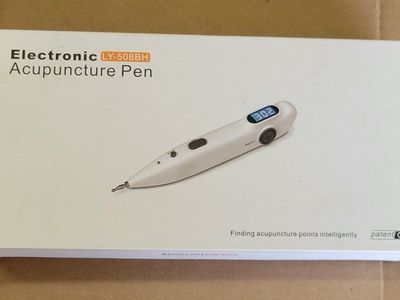 Electronic Acupuncture Pen Model LY-508BH with Digital Display and Accessories