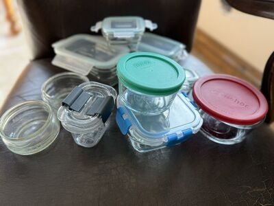 Set Of Glass Serving Containers