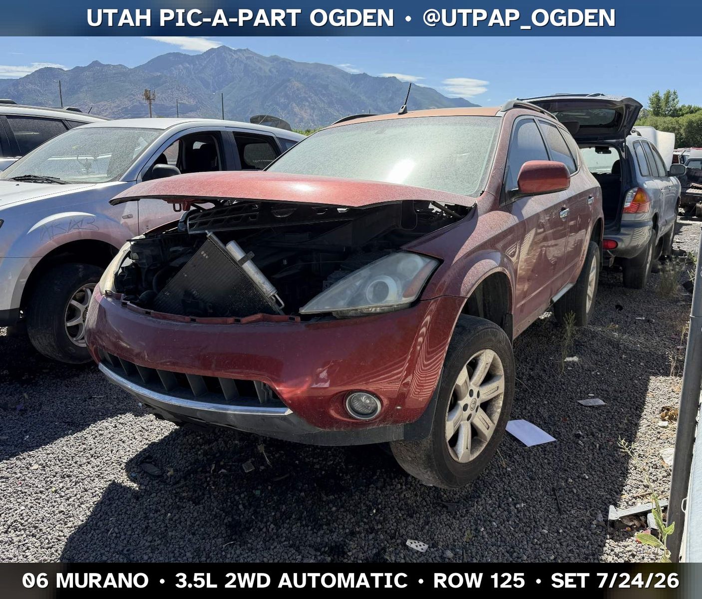 New Arrival - 2006 Nissan Murano Parts - UTPAP Ogden