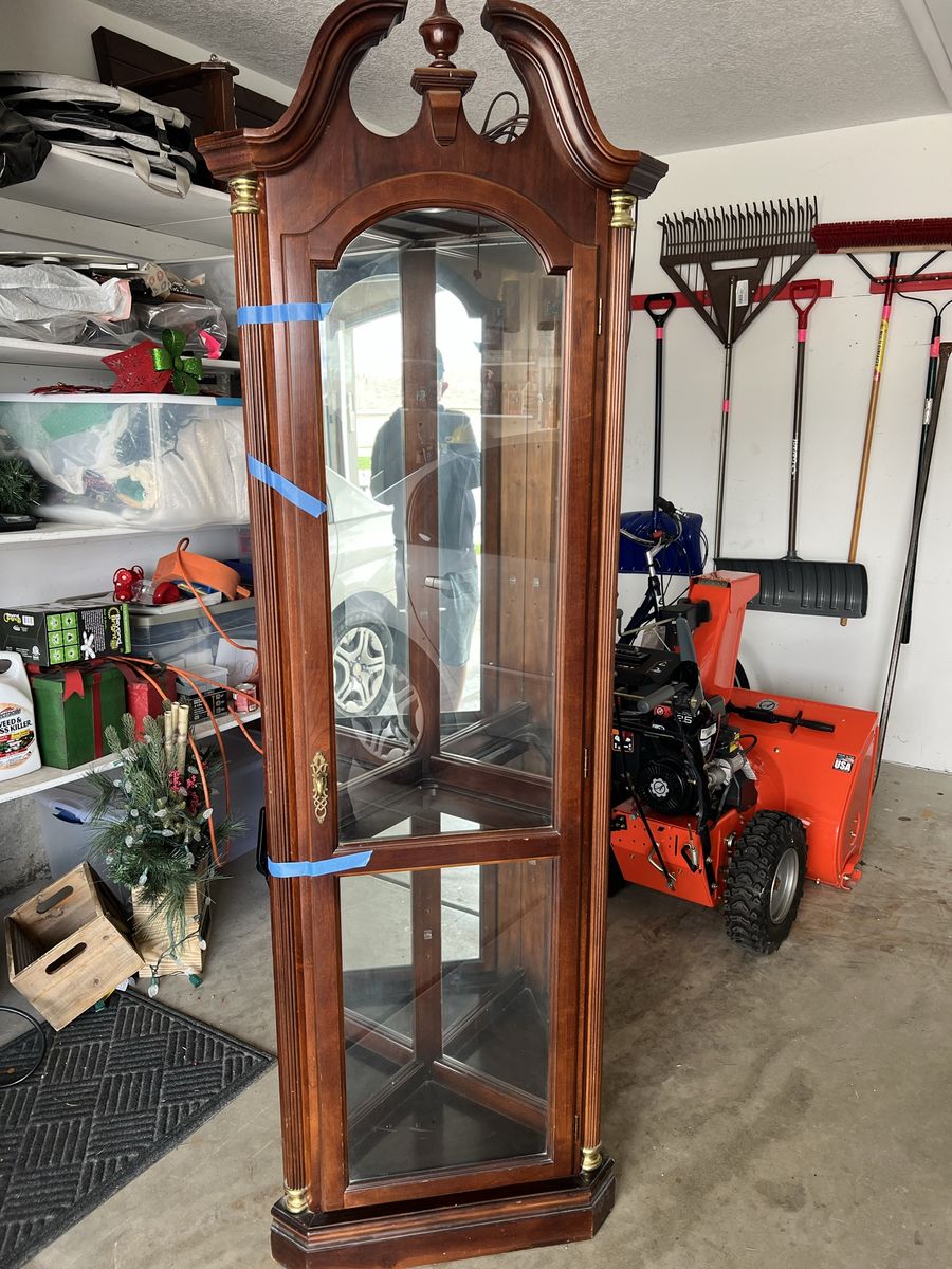 CORNER CURIO CABINET