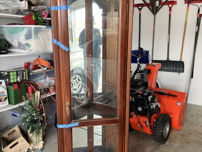 CORNER CURIO CABINET