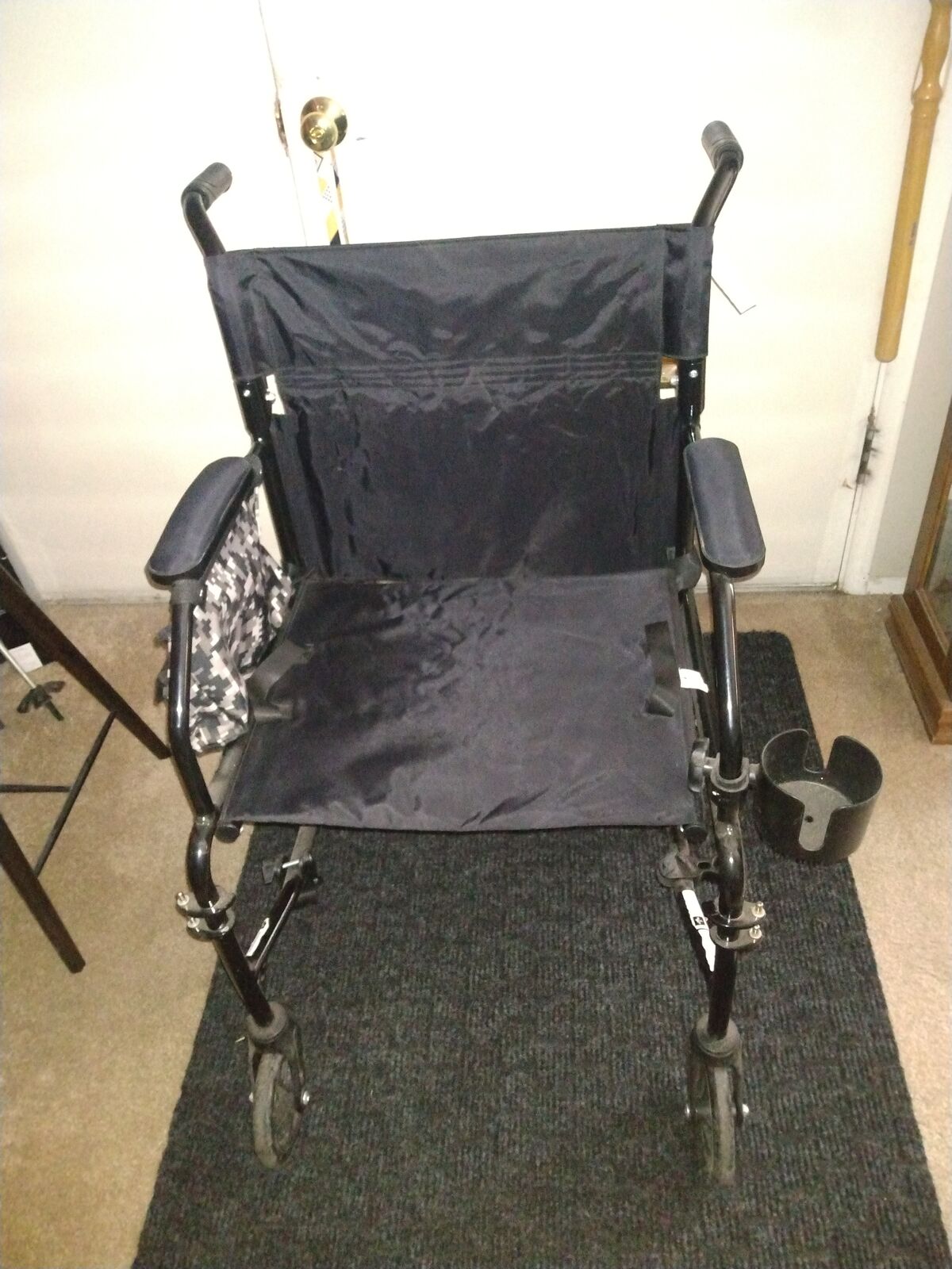 Medline foldable transport  chair